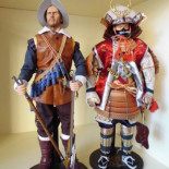 Infantes de Marina españoles contra Samurais