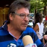 "Han dejado pasar a los peperos y a nosotros nos han puesto la valla"