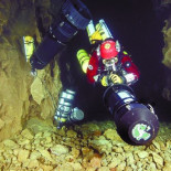 Nuevo récord de inmersión en el Pozo Azul (Burgos), que sigue sin final conocido