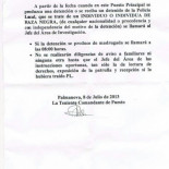 Instrucción sobre detenidos de «raza negra»