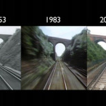 Timelapse del viaje en tren de Londres a Brighton en 1953, 1983 y 2013 (ING)