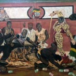 Censurada en Sudáfrica la pintura de un torero matando a un minero negro