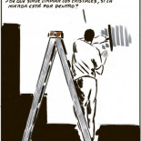 Viñeta de El Roto: "¿De qué sirve limpiar los cristales si la mierda está por dentro?"