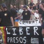 Gritos de apoyo a Amanecer Dorado en el día del País Valenciano