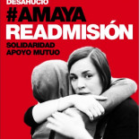 Concentración contra el despido de Amaya por faltar al trabajo el día de su desahucio. Martes 19:00