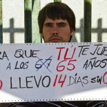 Jorge, en huelga de hambre: «No saldremos en los medios, pero aquí estamos»