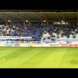 Afición del Real Oviedo en León: "En el pozo María Luisa"