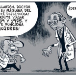 La máquina del tiempo (Viñeta de Bernardo Vergara)