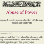 El conservador 'The Times' carga contra la Ley del aborto y acusa al Gobierno de "abuso de poder"