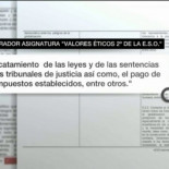 'Valores éticos' y el adoctrinamiento en las aulas