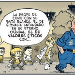 La escuela que viene...  [Viñeta]