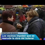 Un vecino de Gamonal corrige en directo a un reportero de RNE