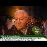 Jubilado de Gamonal se emociona: "Hay todo un barrio empujando con rabia y esperanza. Ya está bien"
