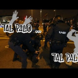 Una señora se rebela contra un antidisturbios: "¿No tenemos derecho a protestar?, ¿acaso a ti no te roban?"