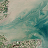 El mayor parque eólico marino del mundo visto desde el espacio