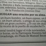 Diez esquelas para morirse de risa