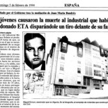 Se cumplen hoy 30 años del asesinato de Mikel Solaun