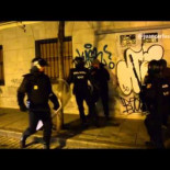 Secretas deteniendo a gente en la mani de Madrid 8-2-2014