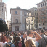 Barberá estudia prohibir las protestas junto al Ayuntamiento y la Generalitat