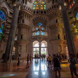 Fotos espectaculares del interior de la Sagrada Familia de Gaudí
