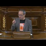 Coscubiela: "¿El PP contra la corrupción? Es como si un partido de pirómanos está contra los incendios"