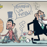 El estado de la nación según Mariano (Viñeta de Bernardo Vergara)