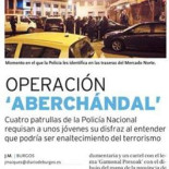 La Policía requisa el disfraz de etarra a dos jóvenes de Gamonal la noche de carnaval