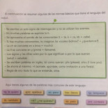 Del libro de castellano de quinto curso de mi hija de diez años