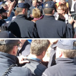 Antidisturbios agreden a ciudadanos, alcaldes y diputadas delante del Parlamento gallego (GAL)