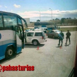 El 22M denuncia que el Gobierno está reteniendo autobuses en los accesos a Madrid