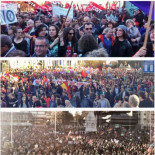 Mapa y Foto: La distancia ocupada por la manifestación de las Marchas de la Dignidad