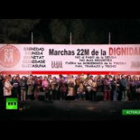 La policia interrumpe con violencia el acto final del 22M