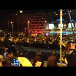 #22M Así entró la policía la Plaza de Colón