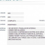 El Servicio Público de Empleo promociona ofertas de trabajo fraudulentas