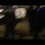 Cargas policiales en la Sagrada Familia