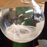 Este es el aspecto que tienen los tres estados de la materia a la vez