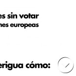 No nos vamos, nos echan ¿encima vas a quedarte sin votar?