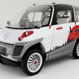 El coche más pequeño del mundo es eléctrico y flota para escapar de los tsunamis