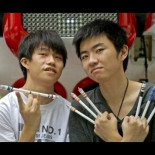 Épica rotación de un bolígrafo...