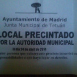 Nos han precintado el local con toda la comida dentro