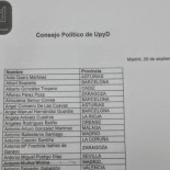 De los 127 fundadores de UPyD (integrantes del Consejo Político fundacional) 105 se han ido del partido