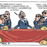 Arropando al Presidente (Viñeta de Fontdevila)