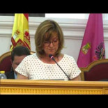 Intervención de la madre de niño con cáncer sin el PP en el Pleno del Ayto. Toledo