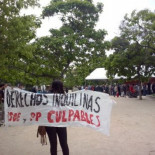 Escrache a Carme Chacón, la ex ministra de Vivienda que impulsó el desahucio express