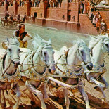 Cómo se rodó la carrera de cuadrigas de Ben-Hur