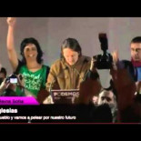 Podemos celebrando los resultados electorales (1-3)