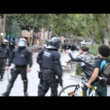 Brutalidad policial en la Plaza de Sants