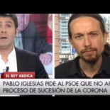 Pablo Iglesias: "Las élites del PSOE y el PP tienen miedo de que se vote"