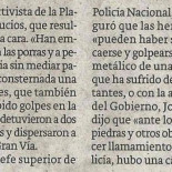 VÍDEO:El jefe superior de policía de Murcia es llamado a declarar junto a cuatro antidisturbios imputados por el 14N