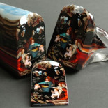 Esto es la Murrina, está hecha de cristal y se puede cortar como una barra de pan